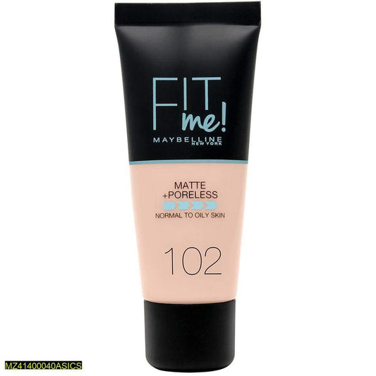 Fit Me Matte + Pore less Foundation – 30 ML | Easy Application, Controls Shine, Natural Finish