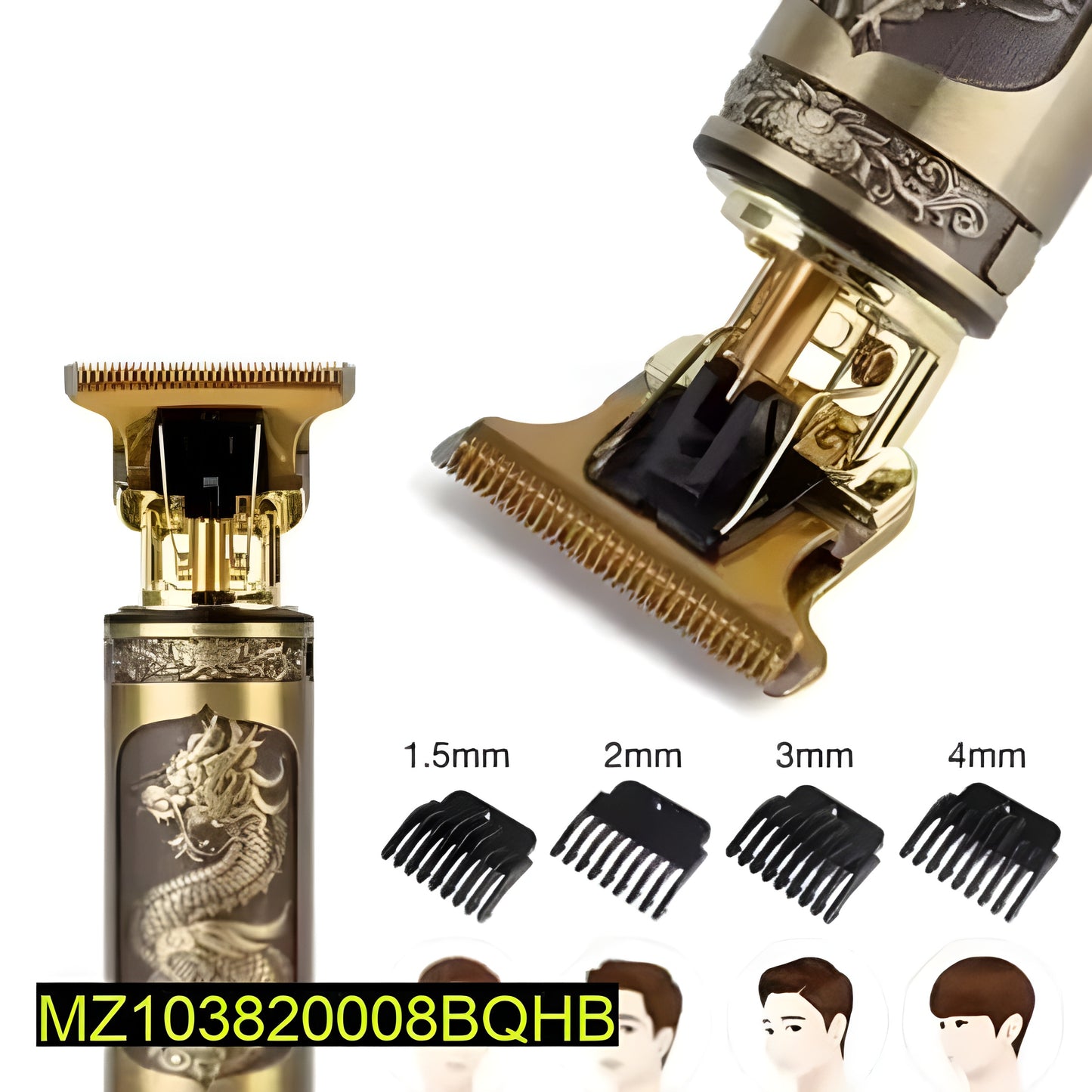 Dry Shave, Wet, Cordless, Rechargeable, Self-Sharpening, Pop-Up Trimmer Men's Hair Trimmer